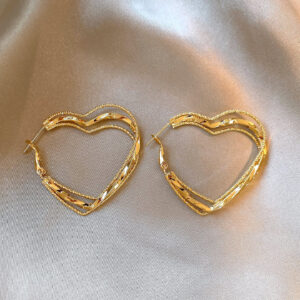 gold drop earrings