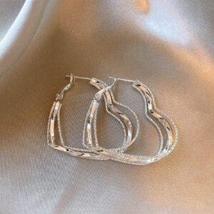 Sliver drop earrings