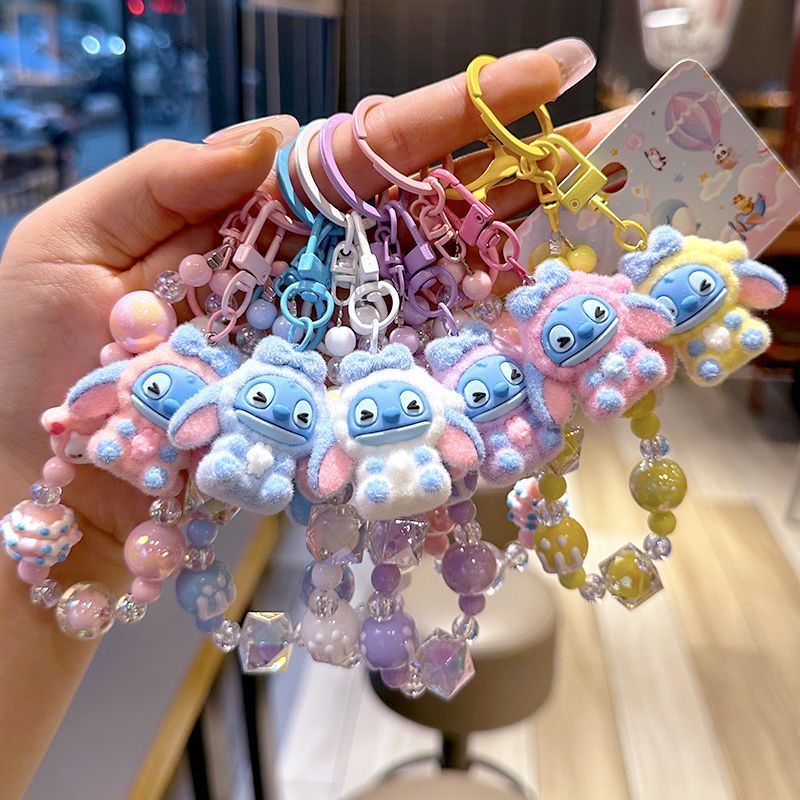 Creative Cartoon Stitch Phone Charm, Cute  Plush Bag Phone Chain Pendant Gift